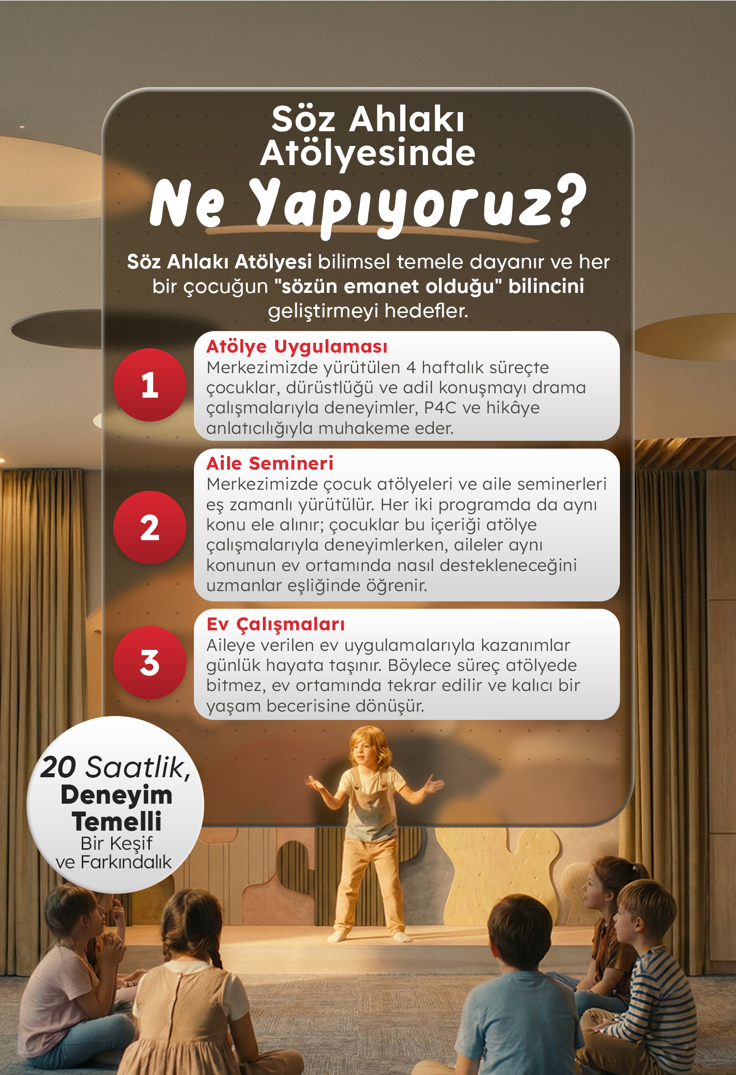 SÖZ AHLAKI ATÖLYESİNDE NE YAPIYORUZ?