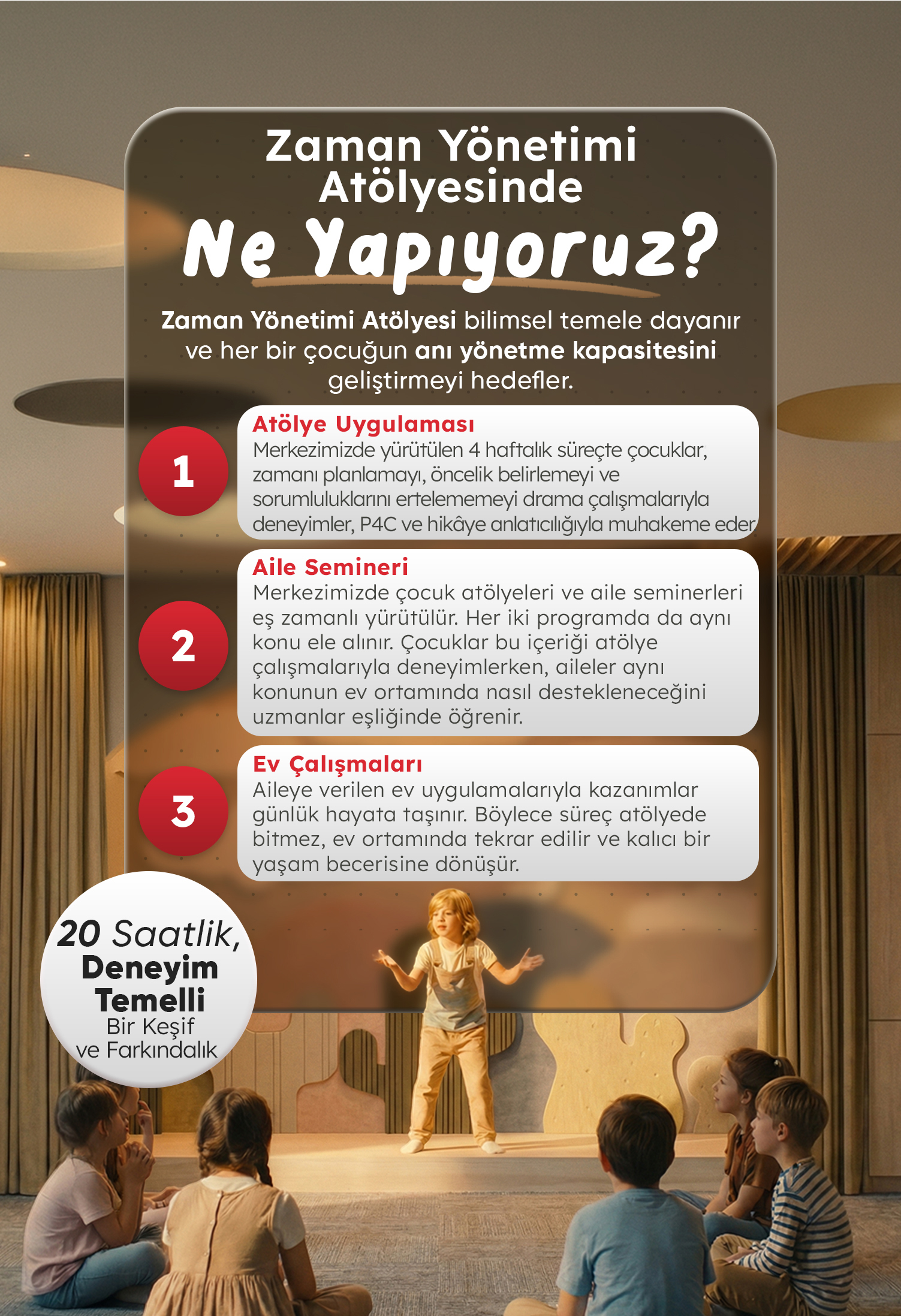 ZAMAN YÖNETİMİ ATÖLYESİNDE NE YAPIYORUZ?